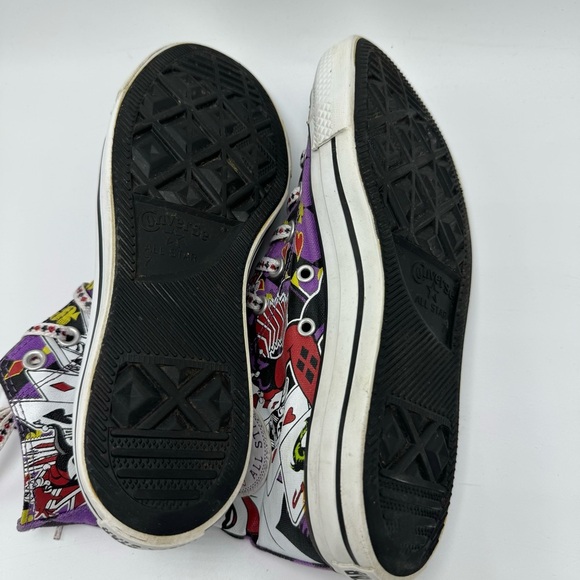 Converse Harley Quinn Jocker DC High Top Chuck Taylor Sneakers Men’s 7 Womens 9 - Picture 7 of 12
